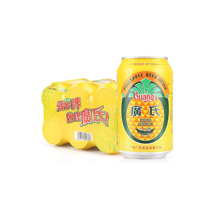 Guang's Pineapple Beer Drink 6 x 330ml Bestco Online Store 百市购