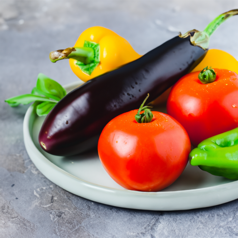 Tomatoes & Eggplants & Peppers