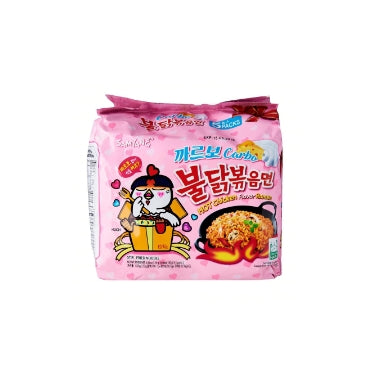 SamYang Buldak Hot Chicken Flavor Ramen; Carbonara Flavor; 3 Packs